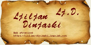 Ljiljan Dinjaški vizit kartica